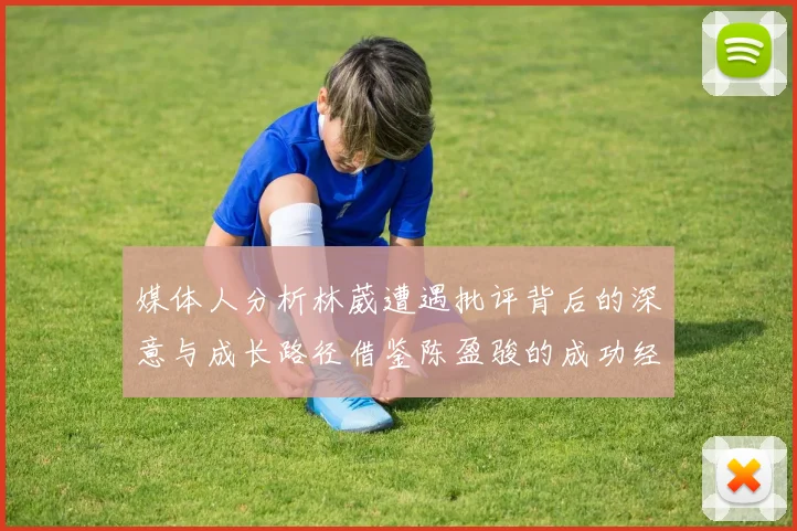 媒体人分析林葳遭遇批评背后的深意与成长路径借鉴陈盈骏的成功经验